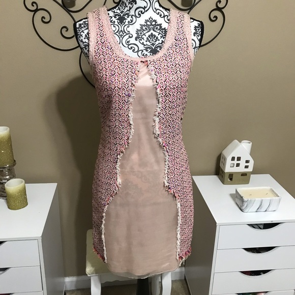 Badgley Mischka Dresses & Skirts - Mack & James Badgley Mischka Tweed Dress 2